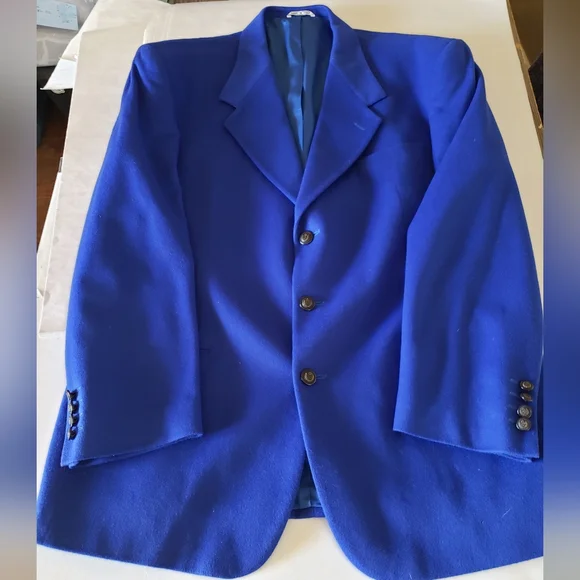 Men's Blue Blazer by Zanetti - Picture 16 of 16